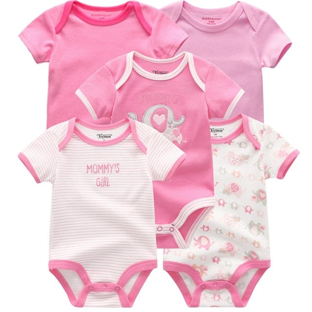 Kit 5 Body Prints Baby Girl