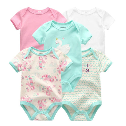 Kit 5 Body Prints Baby Girl