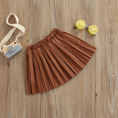 Children's pleated skirt