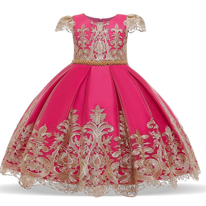 Pink Prom Dress With Bow