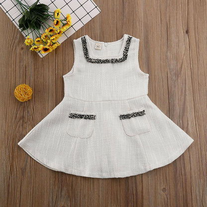 White Children's Dress with blouse