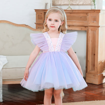 Children's Prom Dress with tulle