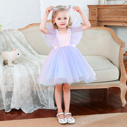 Children's Prom Dress with tulle