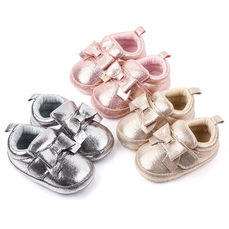 Metallic Baby Sneakers