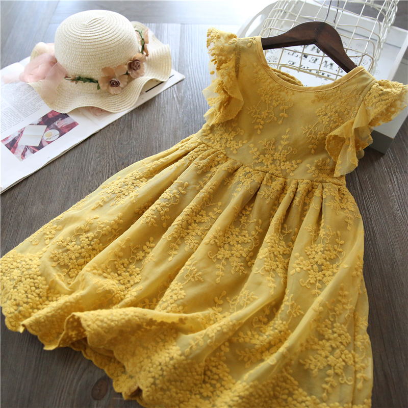 Children's Floral Lace Dress