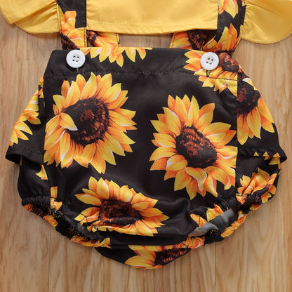 Sunflower Bodysuit + Headband