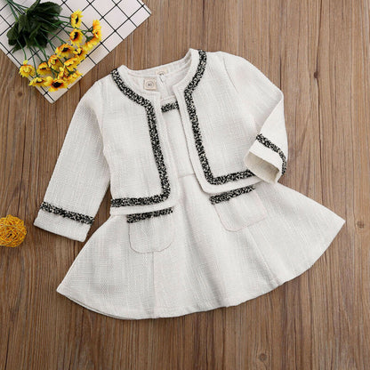 White Children's Dress with blouse