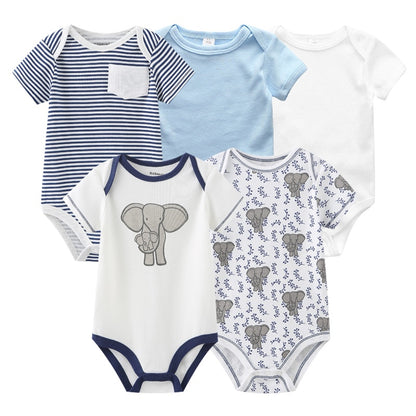 Kit 5 Body Prints Baby Boy