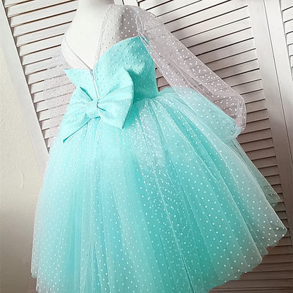 Delicate Children's Dress With Lace