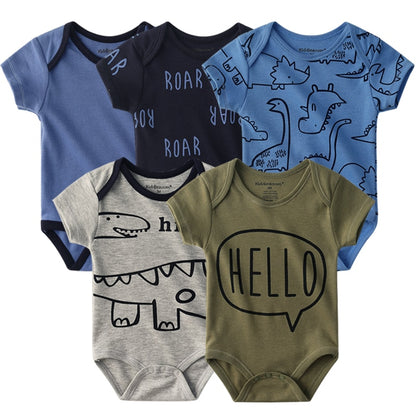 Kit 5 Body Prints Baby Boy