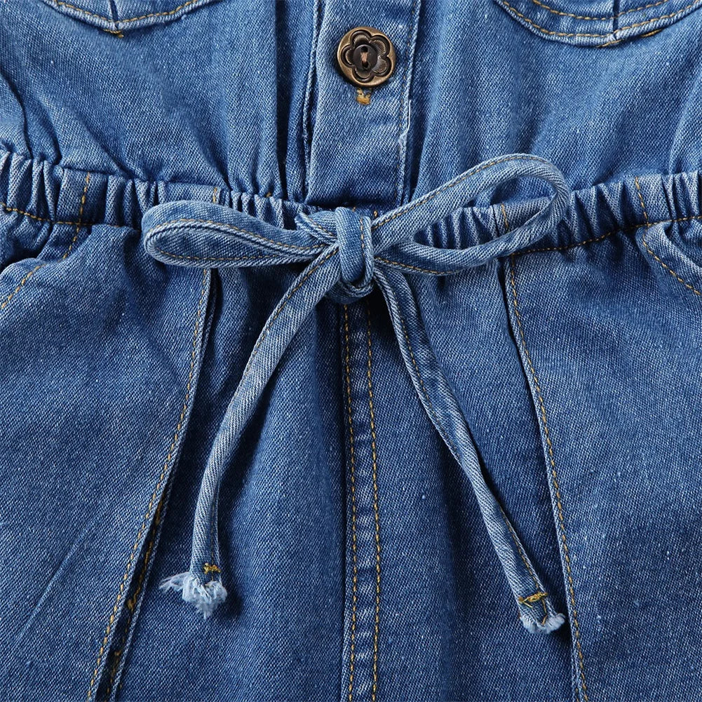 Children's Denim Jumpsuit