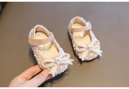 Girls' Children's Shoe Stones Bow