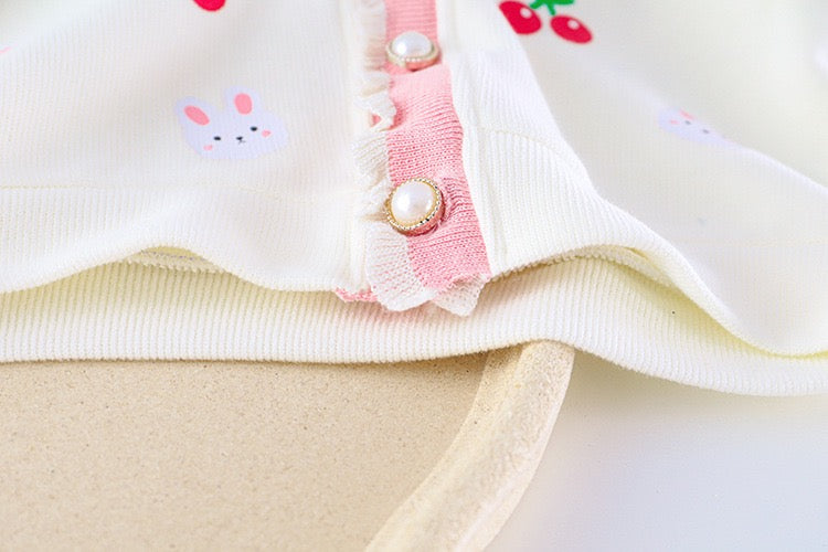 Cherry Rabbit Women's Children's Set