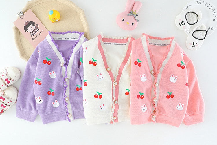 Cherry Rabbit Women's Children's Set