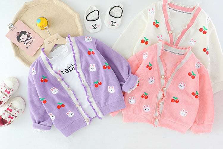 Cherry Rabbit Women's Children's Set