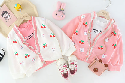 Cherry Rabbit Women's Children's Set