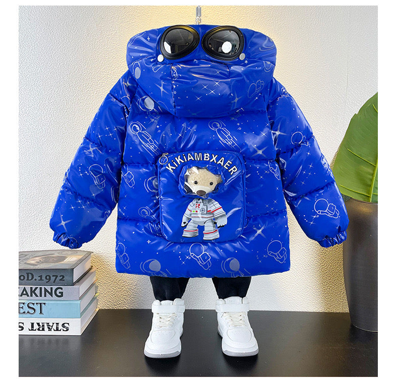 Astronaut Bear Children's Puffer Jacket