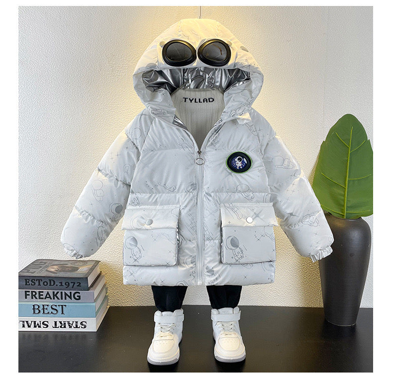 Astronaut Bear Children's Puffer Jacket