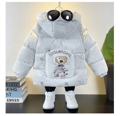 Astronaut Bear Children's Puffer Jacket