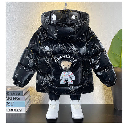 Astronaut Bear Children's Puffer Jacket