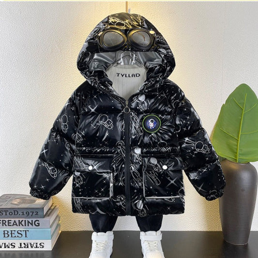 Astronaut Bear Children's Puffer Jacket