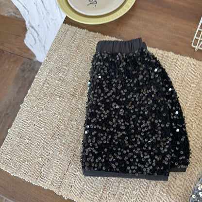 Shiny Sequin Children's Skirt