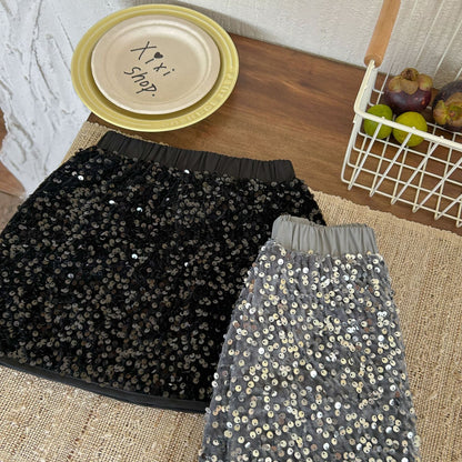 Shiny Sequin Children's Skirt