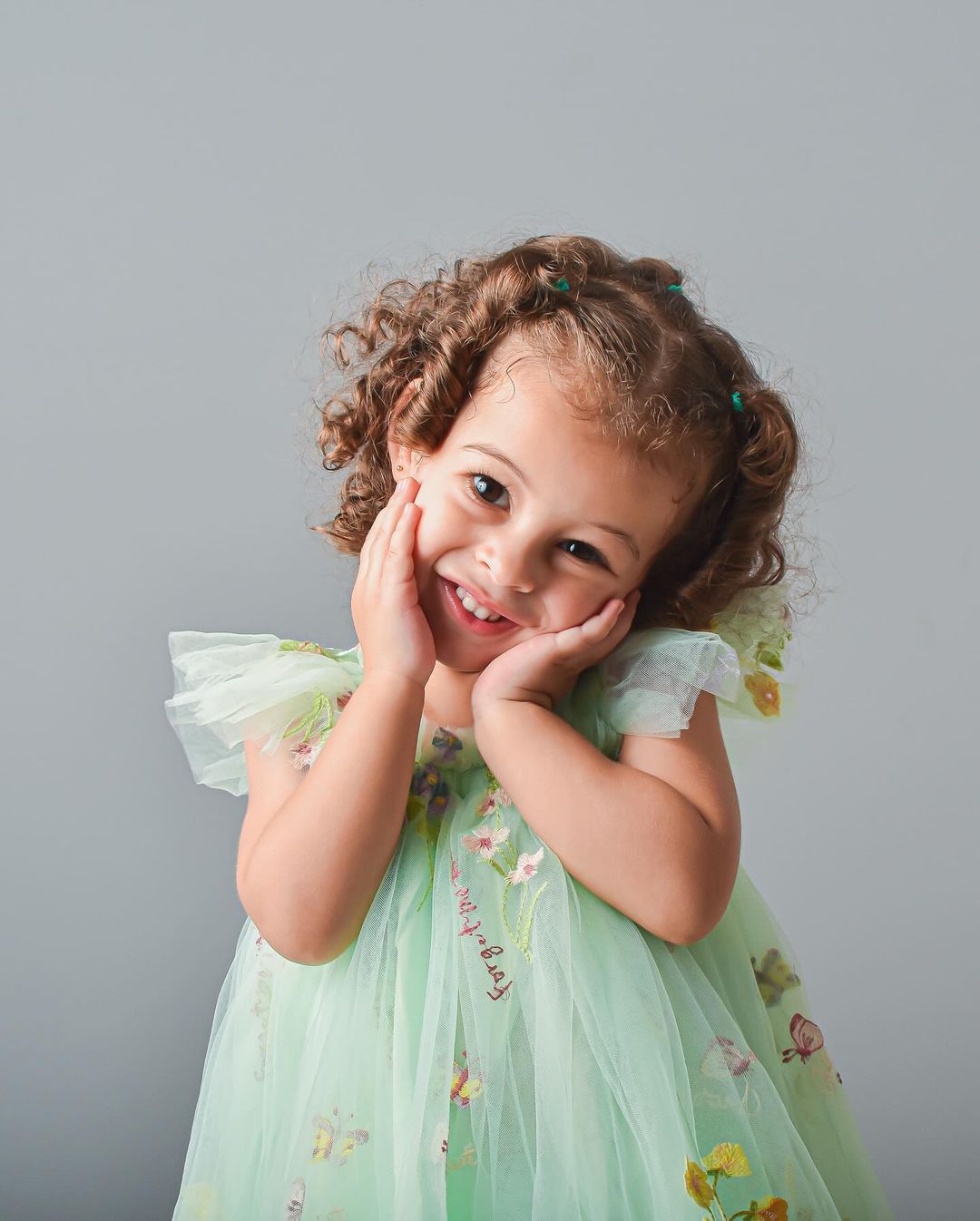 Children's Floral and Wing Dress