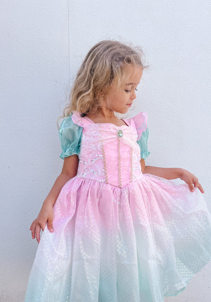 Pink Mermaid Children's Party Dress