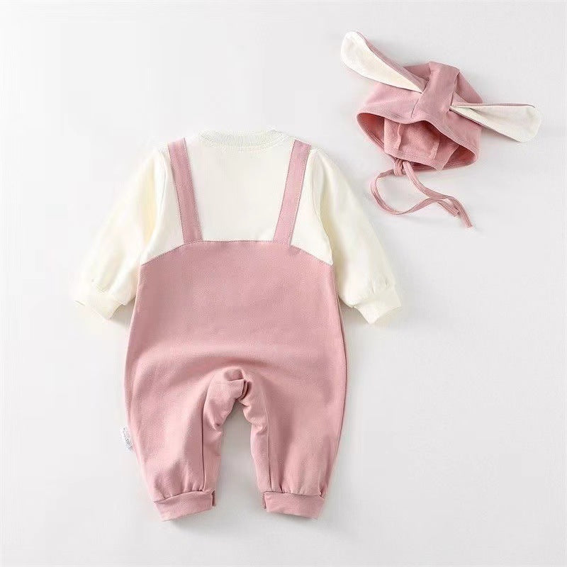 Pink Bunny Children's Jumpsuit