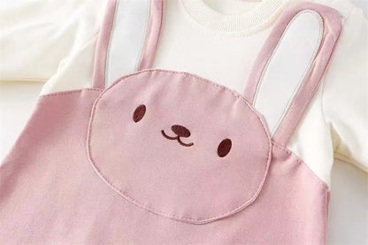 Pink Bunny Children's Jumpsuit