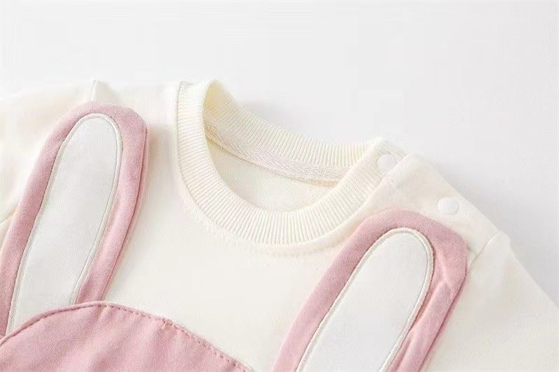 Pink Bunny Children's Jumpsuit