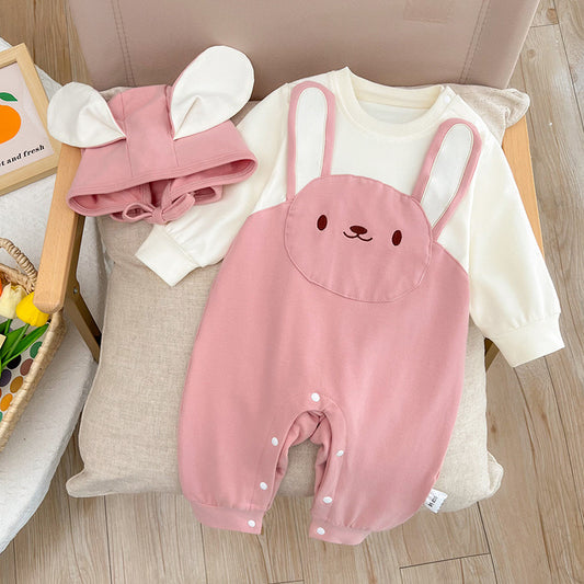 Pink Bunny Children's Jumpsuit