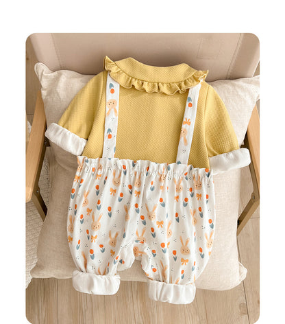 Girls' Floral Children's Jumpsuit