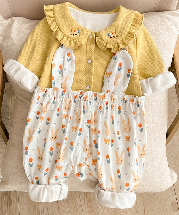 Girls' Floral Children's Jumpsuit