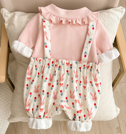 Girls' Floral Children's Jumpsuit