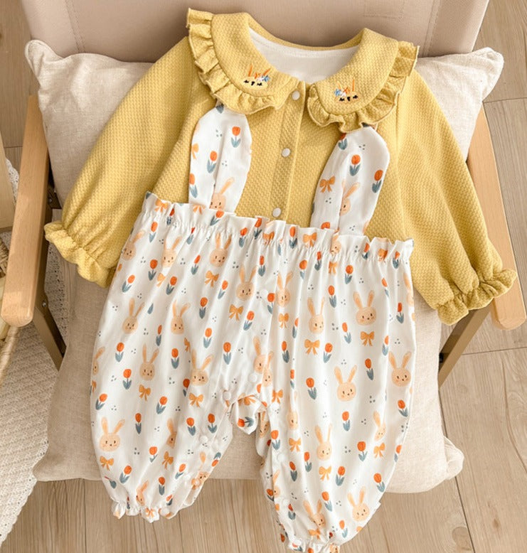 Girls' Floral Children's Jumpsuit