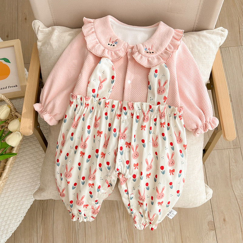 Girls' Floral Children's Jumpsuit