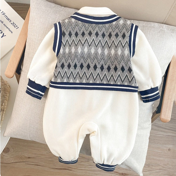 Men's Knitted Children's Jumpsuit