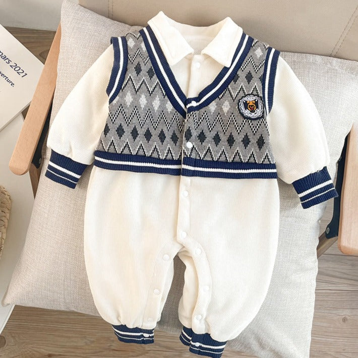 Men's Knitted Children's Jumpsuit