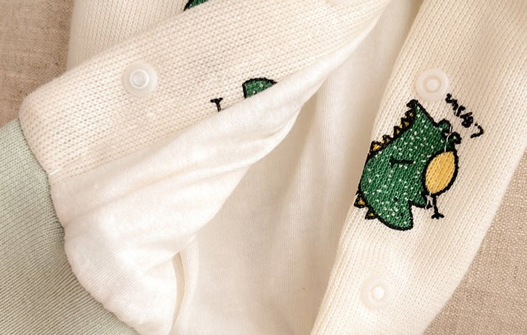 Children's Dinosaur Zipper Jumpsuit