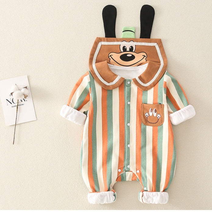 Children's Ear Stripes Jumpsuit