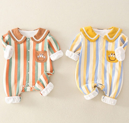 Children's Ear Stripes Jumpsuit