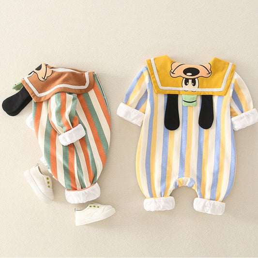 Children's Ear Stripes Jumpsuit