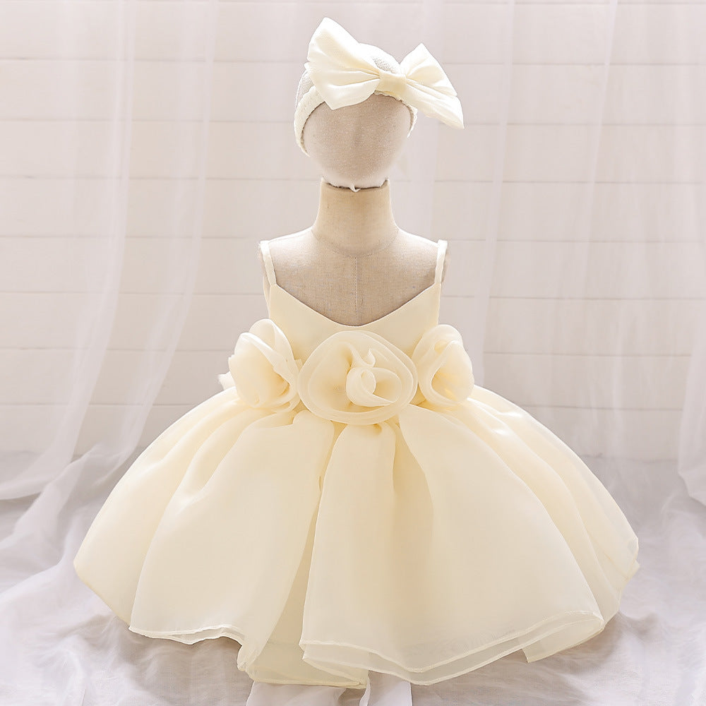 Children's Tulle Flower Dress