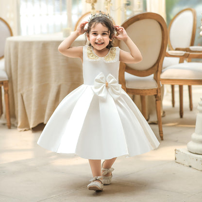 Shiny Lace Children's Party Dress