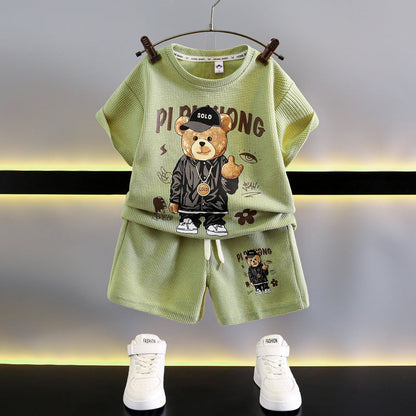 Men's Summer Teddy Bear Children's Set