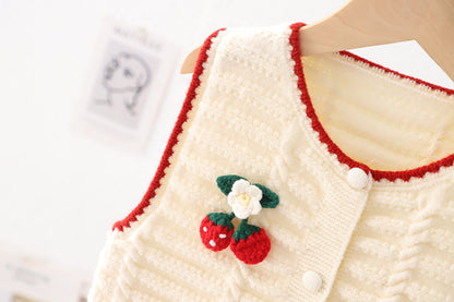 Cerejinha Women's Knitted Children's Vest