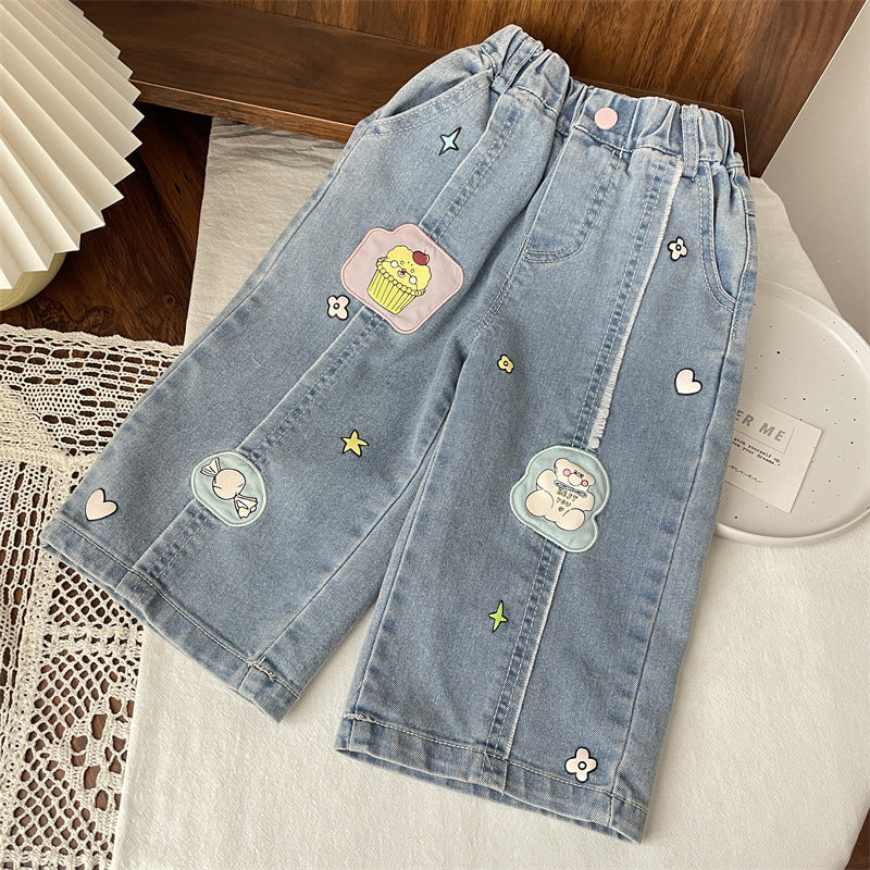 Girls' Infant Pants Sweets Teddy Bear