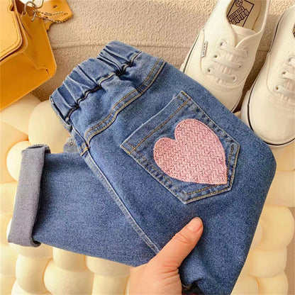 Girls' Jeans Heart